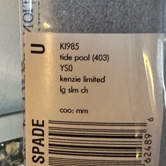 NWT-Kate Spade Blue Wallet - Picture 6 of 6